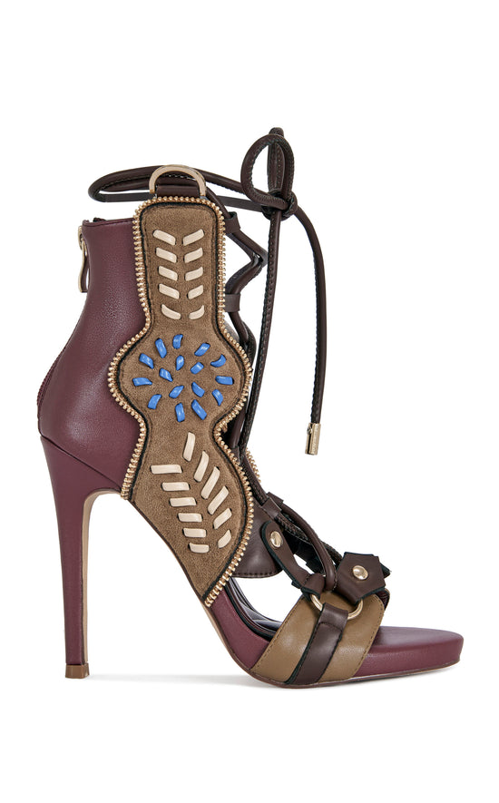 SHAINIA-PLUMMULTI GLADIATOR SANDAL BOOTIE