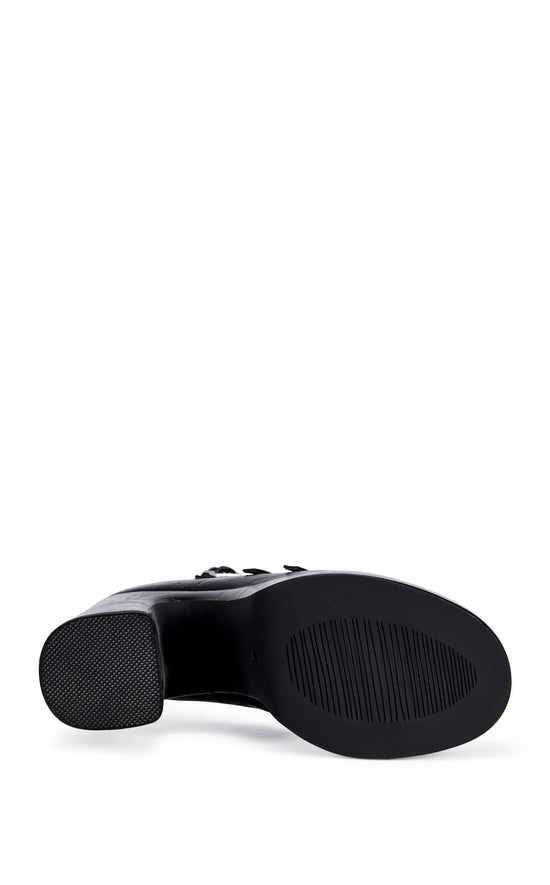 SMITTEN-BLACK STRAPPY PLATFORM PUMP