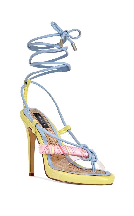 SOMERSET-CITRONMULTI WRAP-AROUND STILETTO SANDAL