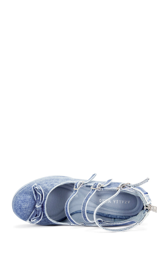 SPROUT-DENIM PLATFORM PUMP
