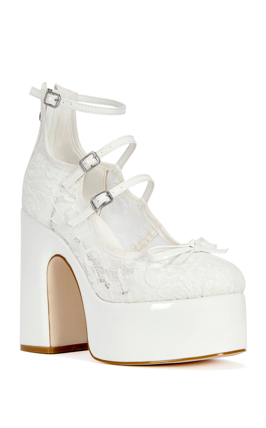 SPROUT-WHITE BLOCK PUMP | AZALEA WANG
