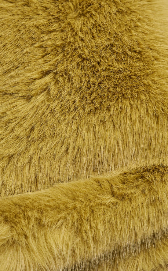 STARLET-WARMOLIVE FAUX FUR SCARF