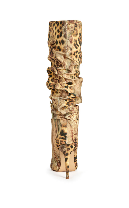 STERRE-LEOPARD STILETTO BOOT