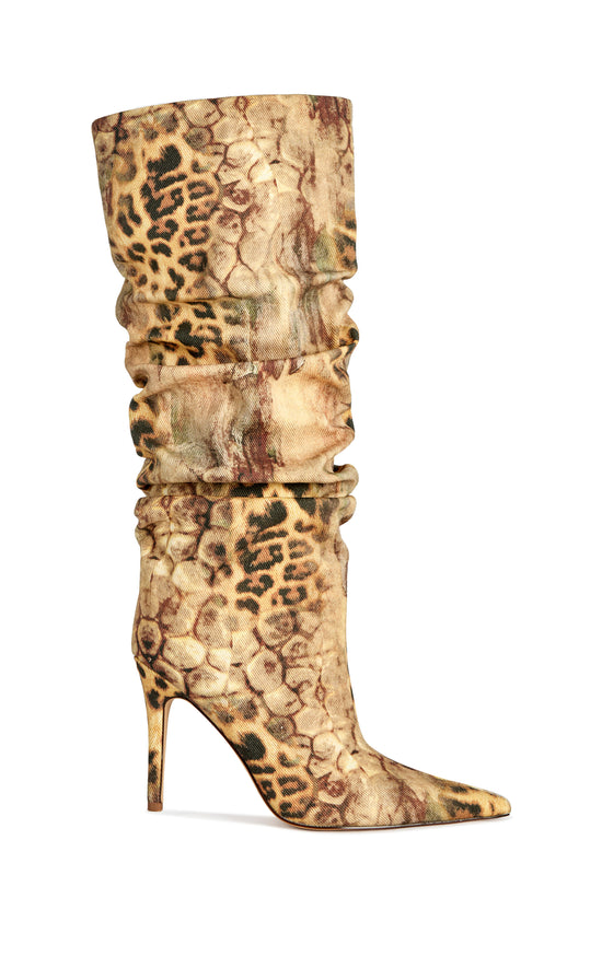 STERRE-LEOPARD STILETTO BOOT