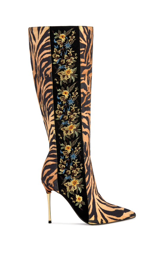 TALUNE-TIGERMULTI POINTED-TOE STILETTO BOOT