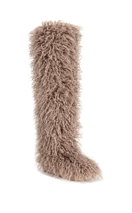 TEMPLETON-TAUPE FLAT BOOT