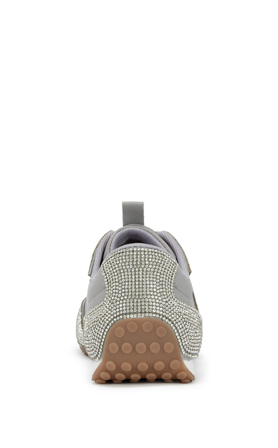 TEMPO-GREY FLAT SPORTY SNEAKER
