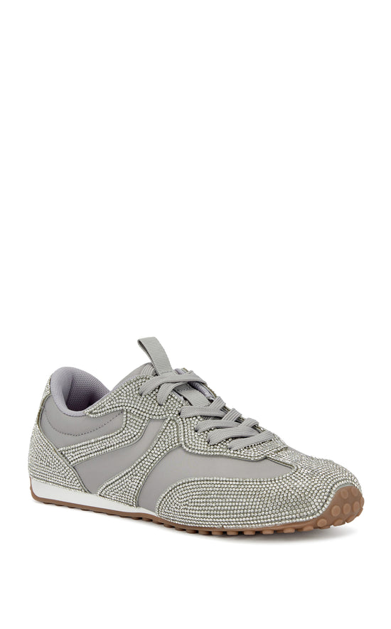 TEMPO-GREY FLAT SPORTY SNEAKER