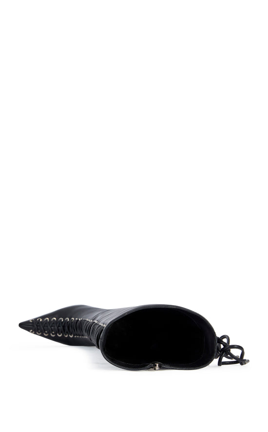 THAUMUS-BLACK WEDGE BOOT