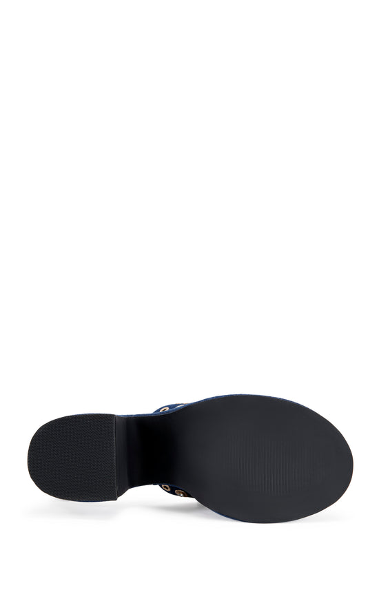 THEODORA-DENIM PLATFORM SANDAL