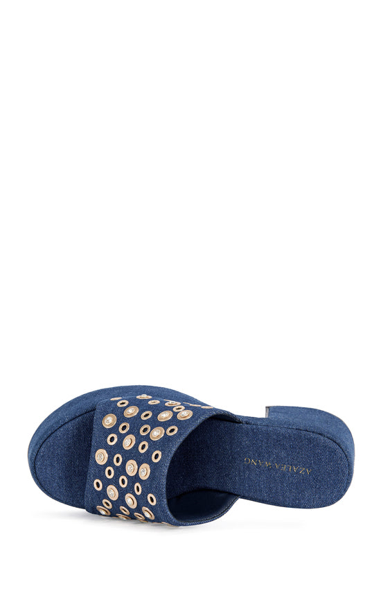 THEODORA-DENIM PLATFORM SANDAL