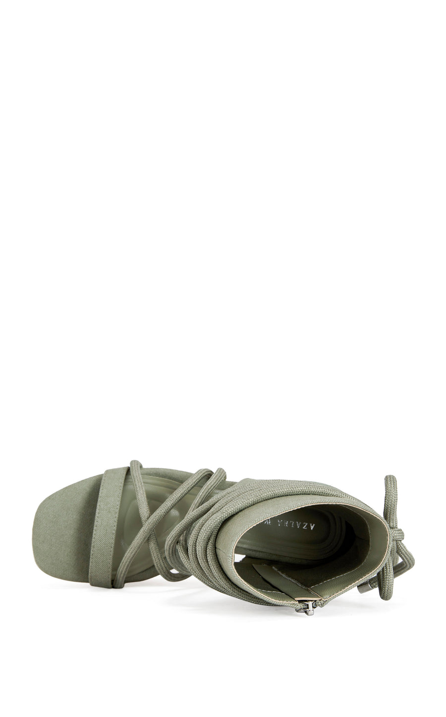 TIZIANO-OLIVE WEDGE SANDAL | AZALEA WANG