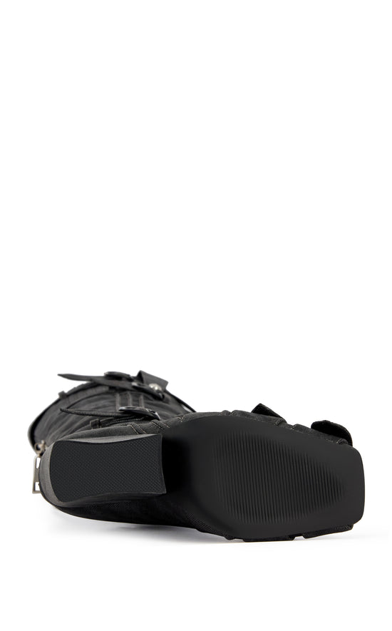 TRILLION-CHARCOAL BLOCK BOOT