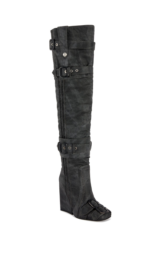 TRILLION-CHARCOAL BLOCK BOOT