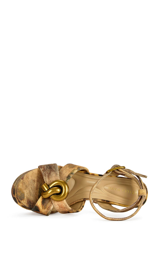 UMA-LEOPARD BLOCK SANDAL