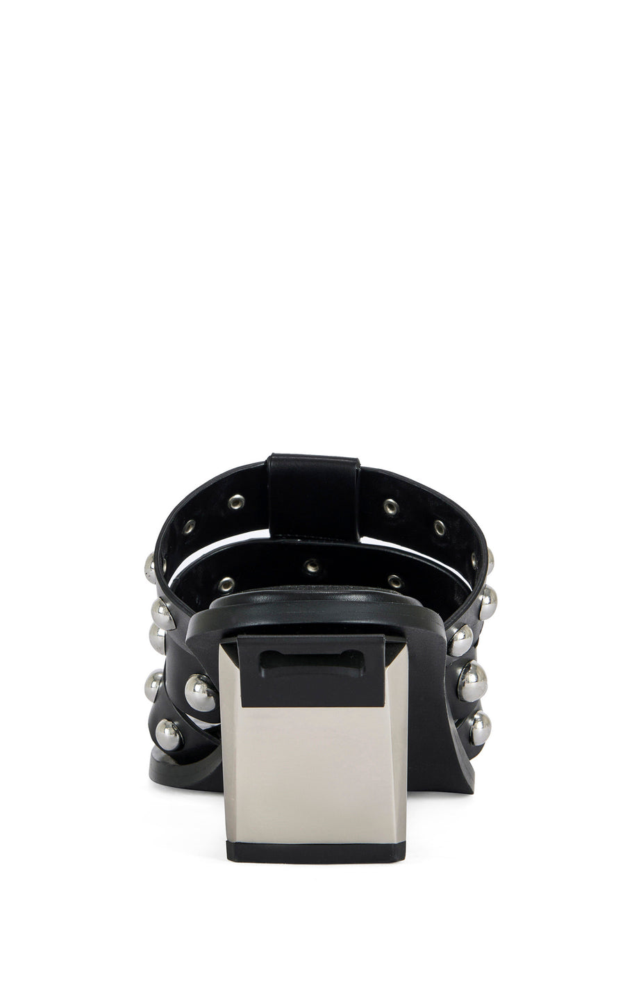 VANDAL-BLACK BLOCK SANDAL | AZALEA WANG