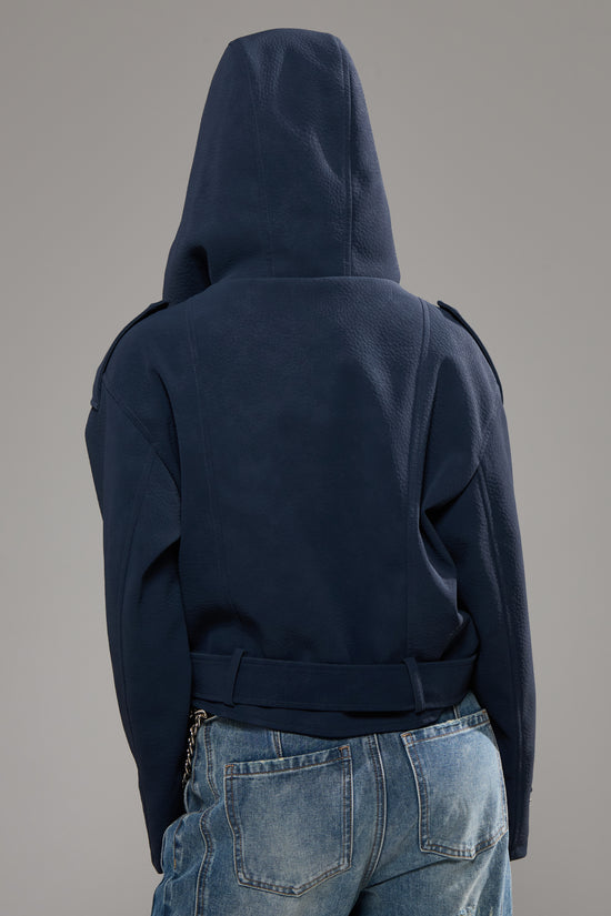 VANTA-NAVY MOTO JACKET