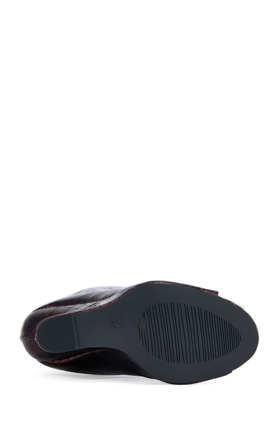 VINCENT-BURGCROC WEDGE BOOT