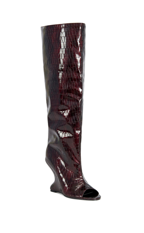 VINCENT-BURGCROC WEDGE BOOT