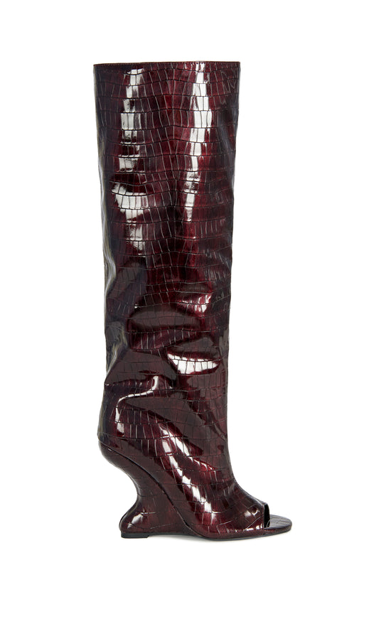 VINCENT-BURGCROC WEDGE BOOT