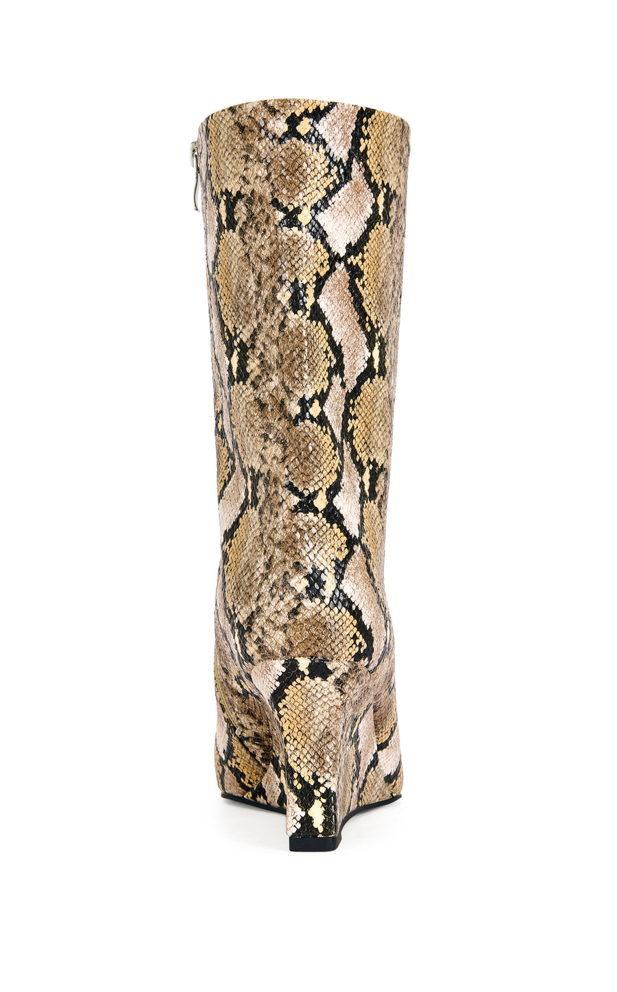 VINCI-SNAKE WEDGE BOOTIE | AZALEA WANG