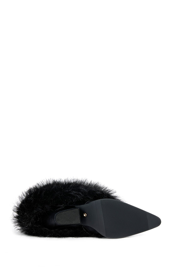 VIOLETTA-BLACK BLOCK HEELED BOOTIE