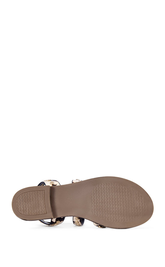 WHISTLER-COW FLAT SANDAL