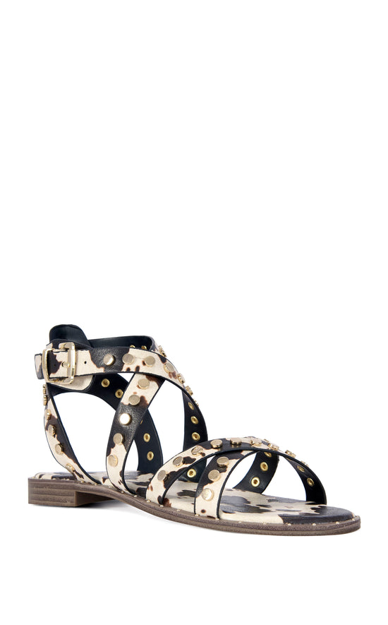 WHISTLER-COW FLAT SANDAL