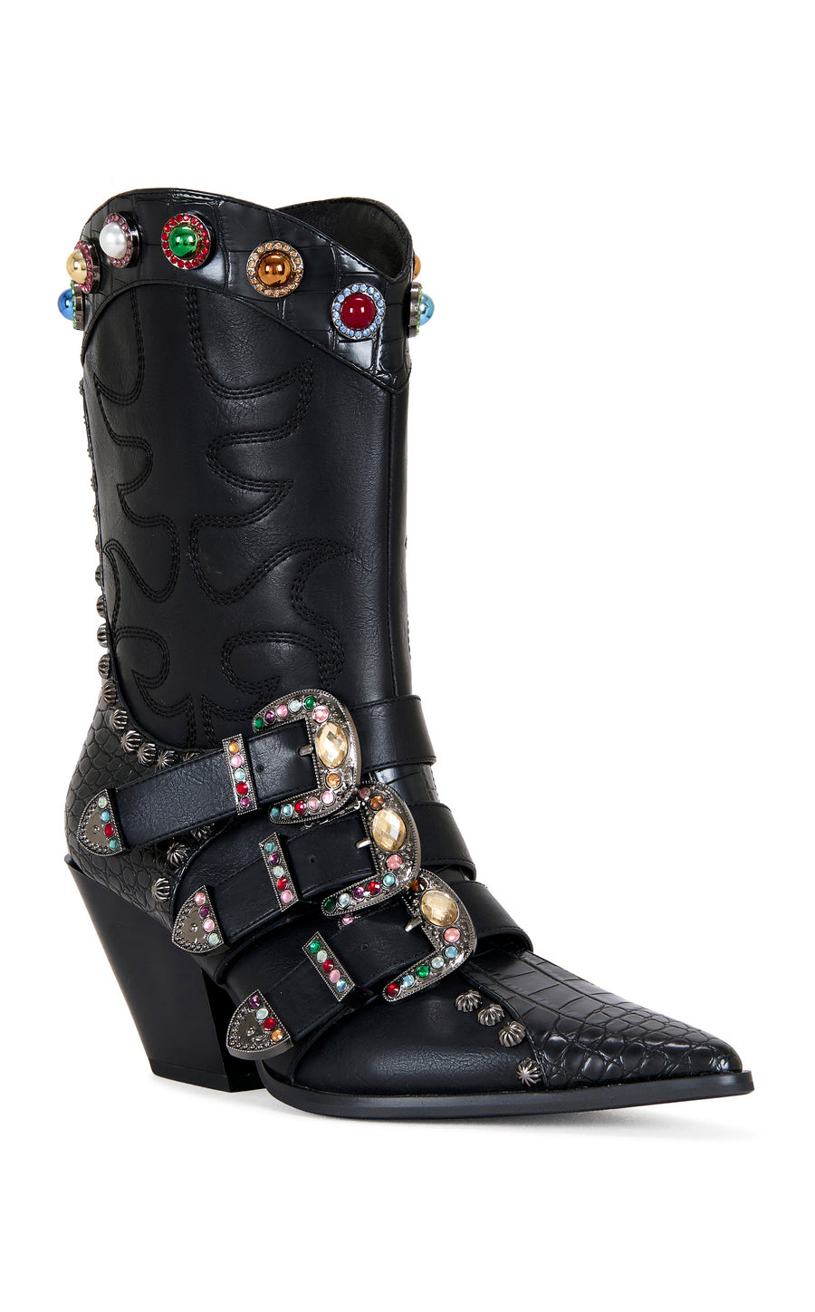 WILLOWE-BLACK WESTERN BOOTIE