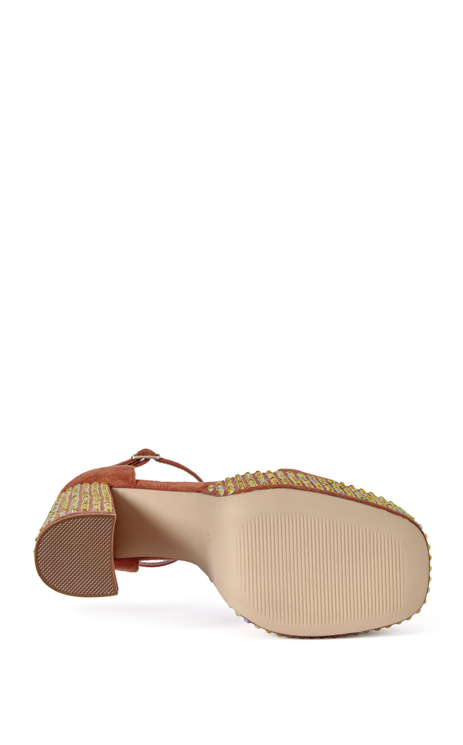 WILMA-ORANGE PLATFORM SANDAL