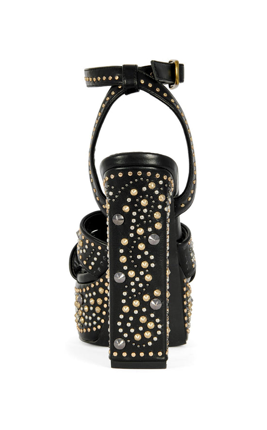 YUMA-BLACK BLOCK SANDAL