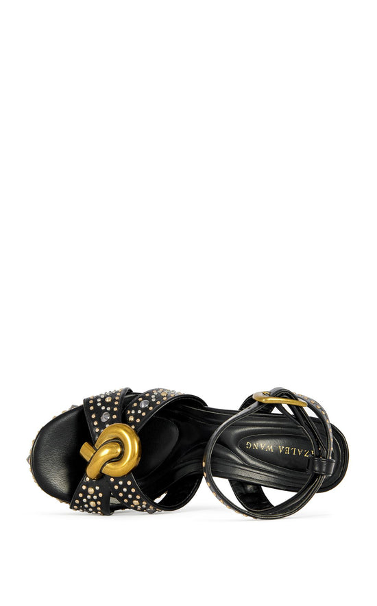 YUMA-BLACK BLOCK SANDAL