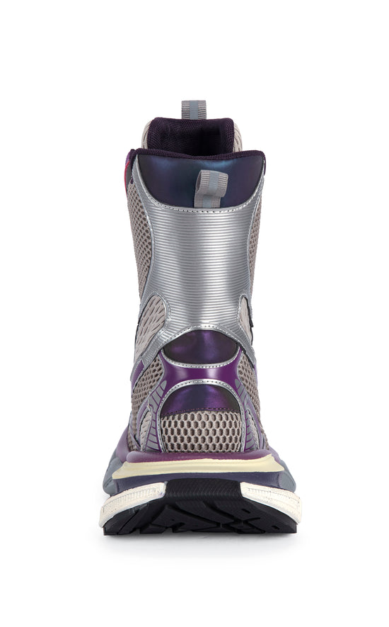 YVONNE-PURPLE SPORTY SNEAKER BOOT