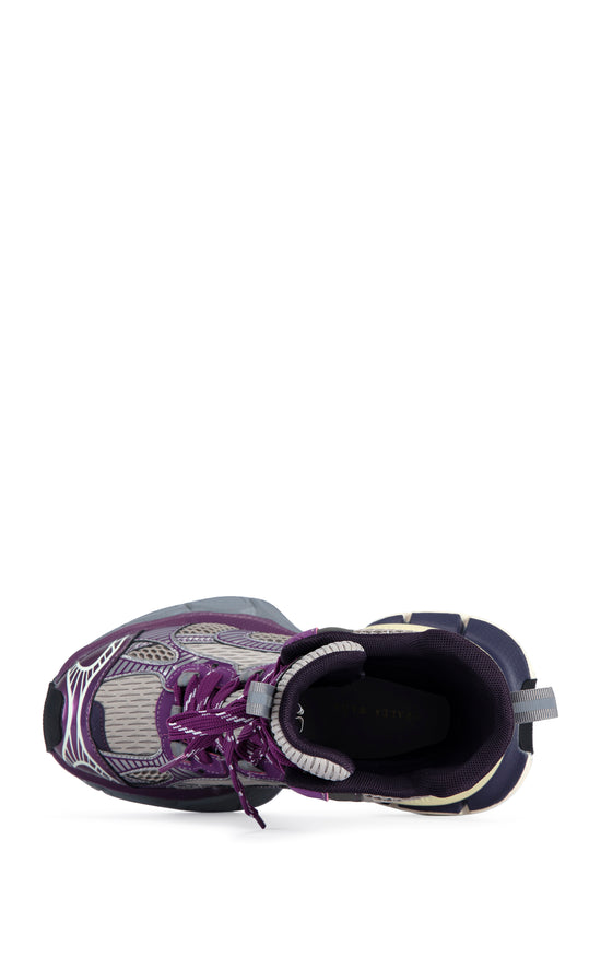 YVONNE-PURPLE SPORTY SNEAKER BOOT