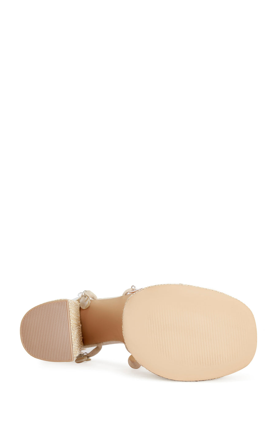 ZAZZIE-NATURAL MOTHER OF PEARL PLATFORM SANDAL – Azalea Wang