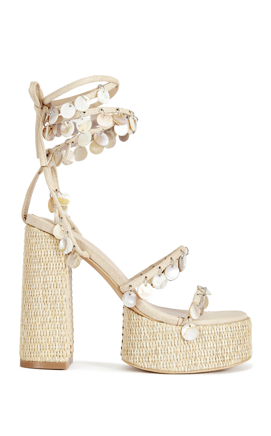 ZAZZIE-NATURAL BLOCK SANDAL | AZALEA WANG
