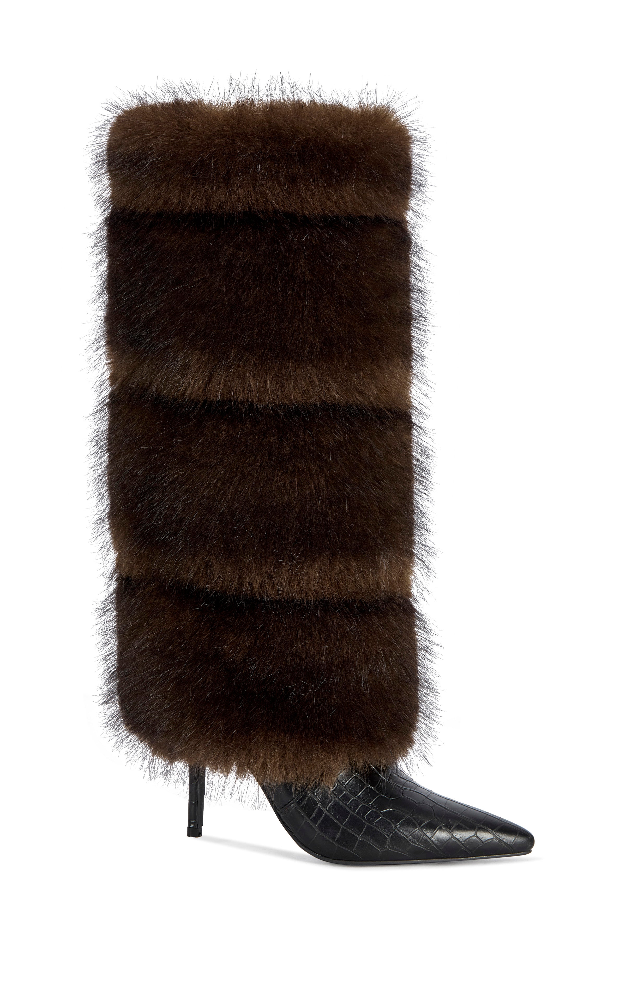 ZENTHRA-CHOCOLATE STILETTO BOOT | AZALEA WANG