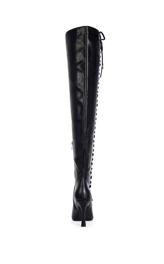 ZEPHRA-BLACK OVER THE KNEE STILETTO BOOT