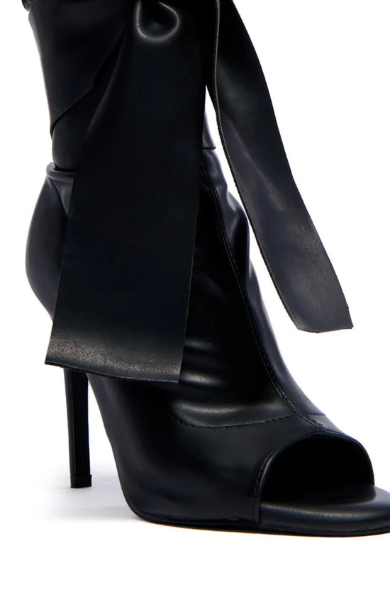 KLARICE-BLACK STILETTO BOOTIE