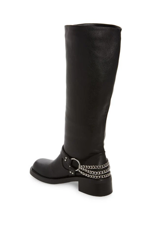 GARDNER-BLACK FLAT BOOTIE