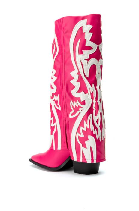 SIMPLY-PINK WESTERN BOOT