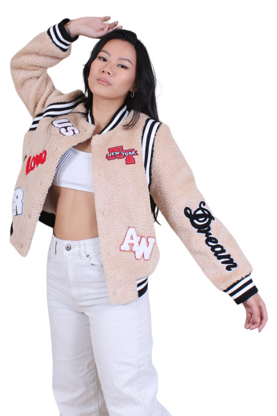WELCOMEBOMBER VARSITY JACKET